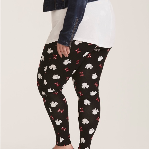 New Torrid Minnie Mouse Leggings - Picture 3 of 5